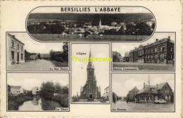 CPA  BERSILLIES L'ABBAYE MULTI VUES EGLISE LA RUE NEUVE LA DOUANE - Erquelinnes