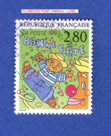 * 1993 N° 2836 BONNE FÊTE  OBLITÉRÉ TB - Usati