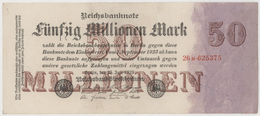 50 Millionen Mark / 50 000 000 Mark - Reichsbanknote - German Reich / Deutsches Reich - Year 1923 - 50 Miljoen Mark