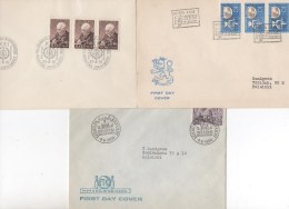 THREE FINLAND COVERS 1961, 1954, 1957 - AS PER SCAN - Covers & Documents