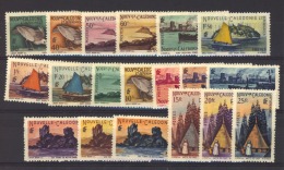 05550  -   Nouvelle Calédonie  :   Yv  259-77  * - Unused Stamps