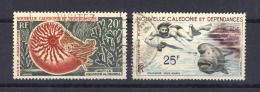 05558  -   Nouvelle Calédonie  -  Avion  :   Yv  68-69  (o) - Gebraucht