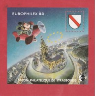 CNEP N° 17 NEUF ** LUXE EUROPHILEX 1993 SALON DE STRASBOURG - CNEP