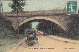 77 - Mitry Mory - Pont Du Chemin De Fer (top Animation Automobile, Colorisée, Coll. Ferté, +timbre Taxe) - Mitry Mory