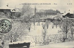 Entre-deux-Guiers Et Les Echelles (Savoie) - En Hiver - Carte C. & S. - Les Echelles