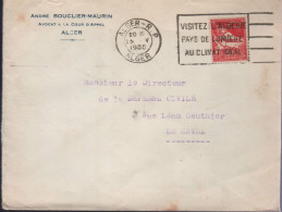 Lettre Algérie Flier Alger-RP I5 .V I936 " Visitez L´ Algérie Pays De Lumière Au Climat Idéal " - Lettres & Documents