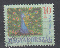 Hongarije 2001 Mi Nr  4697  Pauw, Peacock - Gebraucht