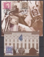 UNO New York/Geneva/Vienna 1991 40th Anniversary United Nations 3v 3 Maxicards (30882) - Emisiones Comunes New York/Ginebra/Vienna