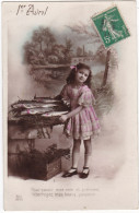 1er AVRIL. - Photo D´art. Fillette Avec Jolie Robe. REX 3022 - Collections, Lots & Séries