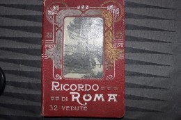 ZZ - ITALIE  -  RICORDO DI ROMA - 32 VEDUTE - Verzamelingen