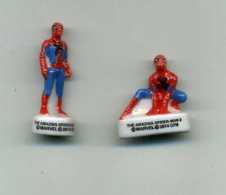 - MARVEL . THE AMAZING SPIDER-MAN 2  . LOT DE 2 FEVES . - Dessins Animés