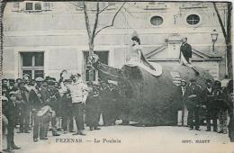 CPA Hérault Circulé Pézenas Le Poulain Musique - Pezenas