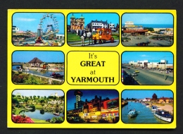 ENGLAND  -  Great Yarmouth   Multi View  Used Postcard - Great Yarmouth