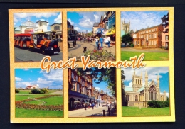 ENGLAND  -  Great Yarmouth   Multi View  Used Postcard - Great Yarmouth