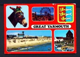 ENGLAND  -  Great Yarmouth   Multi View  Used Postcard - Great Yarmouth