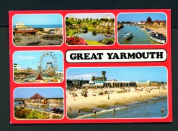 ENGLAND  -  Great Yarmouth   Multi View  Used Postcard - Great Yarmouth