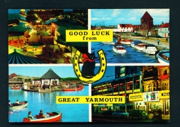 ENGLAND  -  Great Yarmouth   Multi View  Used Postcard - Great Yarmouth