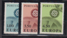 PORTUGAL    1967    EUROPA           N°     1007 / 1009    COTE   17 € 50        ( E 35 ) - ...-1853 Prefilatelia