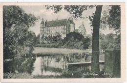 GÜSTROW Schloss Grünlich Angler Am Gewässer Hinter Der Mauer Ungelaufen - Guestrow