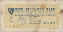 1 Milliarde Mark - Reichsbanknote - German Reich / Deutsches Reich - Year 1923 - 1 Mrd. Mark