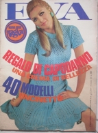 EVA  - N.53 - 31 DICEMBRE 1967 - ANNO XXXIV - SETTIMANALE - RUSCONI - MILANO - ADRIANO CELENTANO - Fashion