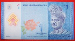 § PLASTIC: MALAYSIA ★1 RINGGIT (2012) UNC CRISP! LOW START★NO RESERVE! - Malasia