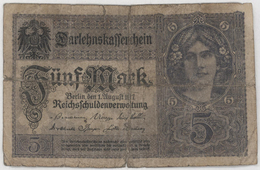 5 Mark - German Empire - Year 1917 - 5 Mark