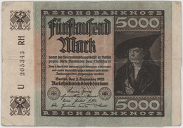 500 Mark - Reichsbanknote - German Reich / Deutsches Reich - Year 1922 - 500 Mark