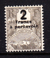 Guadeloupe MH Scott #J23 2fr Surcharge On 1 Fr Postage Due - Postage Due