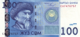 KYRGYZSTAN 100 COM (SOM) 2009 P-26 UNC [ KG222a ] - Kirgisistan