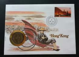 Hong Kong Livelihood 1984 Transport Vehicle City FDC (coin Cover) *rare - Covers & Documents