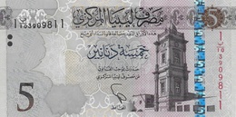 Libya 5 Dinars ND (2015), Central Bank In Beida UNC, P-77a, LY 546a - Libia