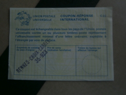 FRANCE COUPON REPONSE INTERNATIONALE RENNES CROIX CARRE ILLE VILAINE CUPON NON UTILISE NEUF - Antwortscheine