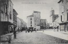 CPA Hérault Non Circulé Pézenas Marché - Pezenas