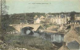 - Morbihan - Ref-C839- Pont Scorff - Vue Generale Colorisee - Carte Bon Etat - - Pont Scorff