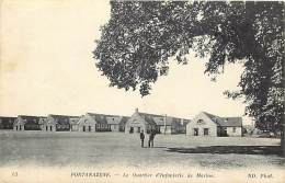 - Morbihan - Ref-C838- Pontanazene - Quartier D Infanterie De Marine - Carte Bon Etat - - Pont Scorff