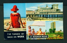 ENGLAND  -  Bognor Regis  Multi View  Used Postcard - Bognor Regis