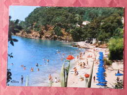 Dep 83 , Cpm Le RAYOL , CANADEL , E Ci.53.12 , La Plage  (83A185) - Rayol-Canadel-sur-Mer