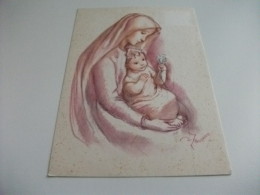 ILLUSTRATORE A. ZANDRINO MADONNA CON BAMBINO - Zandrino