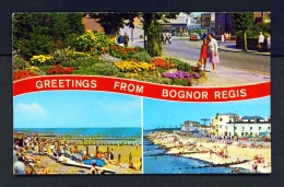 ENGLAND  -  Bognor Regis  Multi View  Used Postcard - Bognor Regis