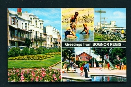 ENGLAND  -  Bognor Regis  Multi View  Used Postcard - Bognor Regis