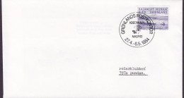 Greenland Sonderstempel "ESPANA '84" MADRID Spain 1984 Cover Brief DUNDAS Greenland - Lettres & Documents