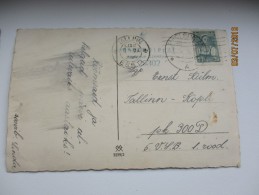 USSR RUSSIA  ESTONIA  1945  SUISLEPA AG  TO ESTONIAN WAFFEN SS TALLINN  SOVIET CAMP , CENSORED , OLD  POSTCARD  , O - Lettres & Documents