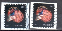 United States 2014 Star Spangled Banner With "USPS" - Mi 5047 BD Perf. 11¼:10¾ - Used - Used Stamps