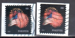 United States 2014 Star Spangled Banner With "USPS" - Mi 5047 BD Perf. 11¼:10¾ - Used - Gebraucht