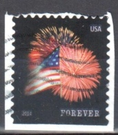 United States 2014 Star Spangled Banner Sc # 4855 - Mi 5047 BD Perf. 11¼:10¾ - Used - Gebraucht