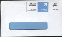 Portugal - Vale De Correio - Azul - Taxa Paga - - Covers & Documents