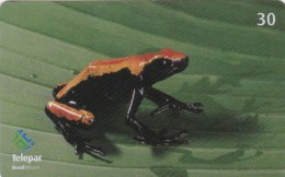 Brazil, Card Number 116, Frog, 2 Scans. - Brasilien