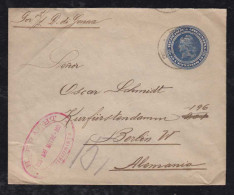 Argentina 1904 Stationery Envelope 15c Buenos Aires To BERLIN Germany - Covers & Documents