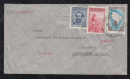 Argentina 1937 Airmail Cover Via AIR FRANCE To SCHWEINFURT Germany - Cartas & Documentos